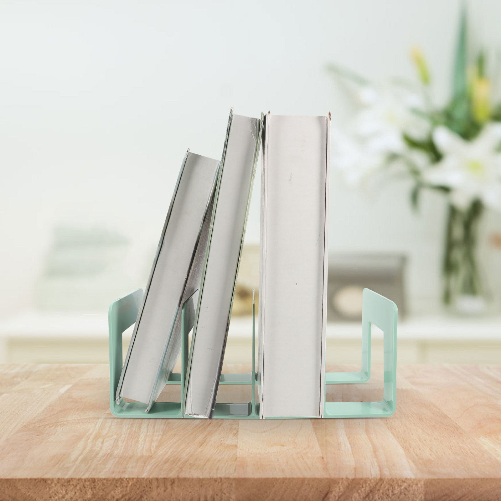 Magazine Holder Rack - Organizer na książki do postawienia na