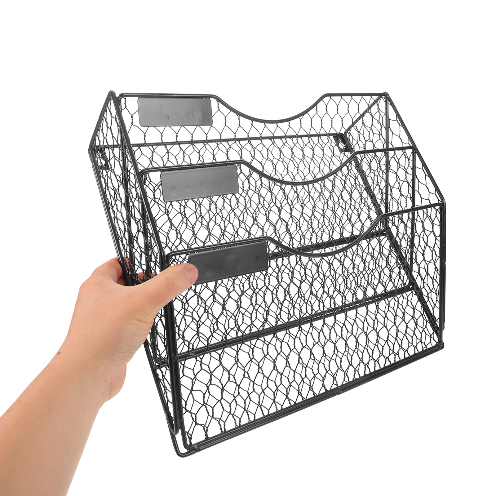 Trójpoziomowy, metalowy, ścien – Magazine Holder Rack recenzja i cena