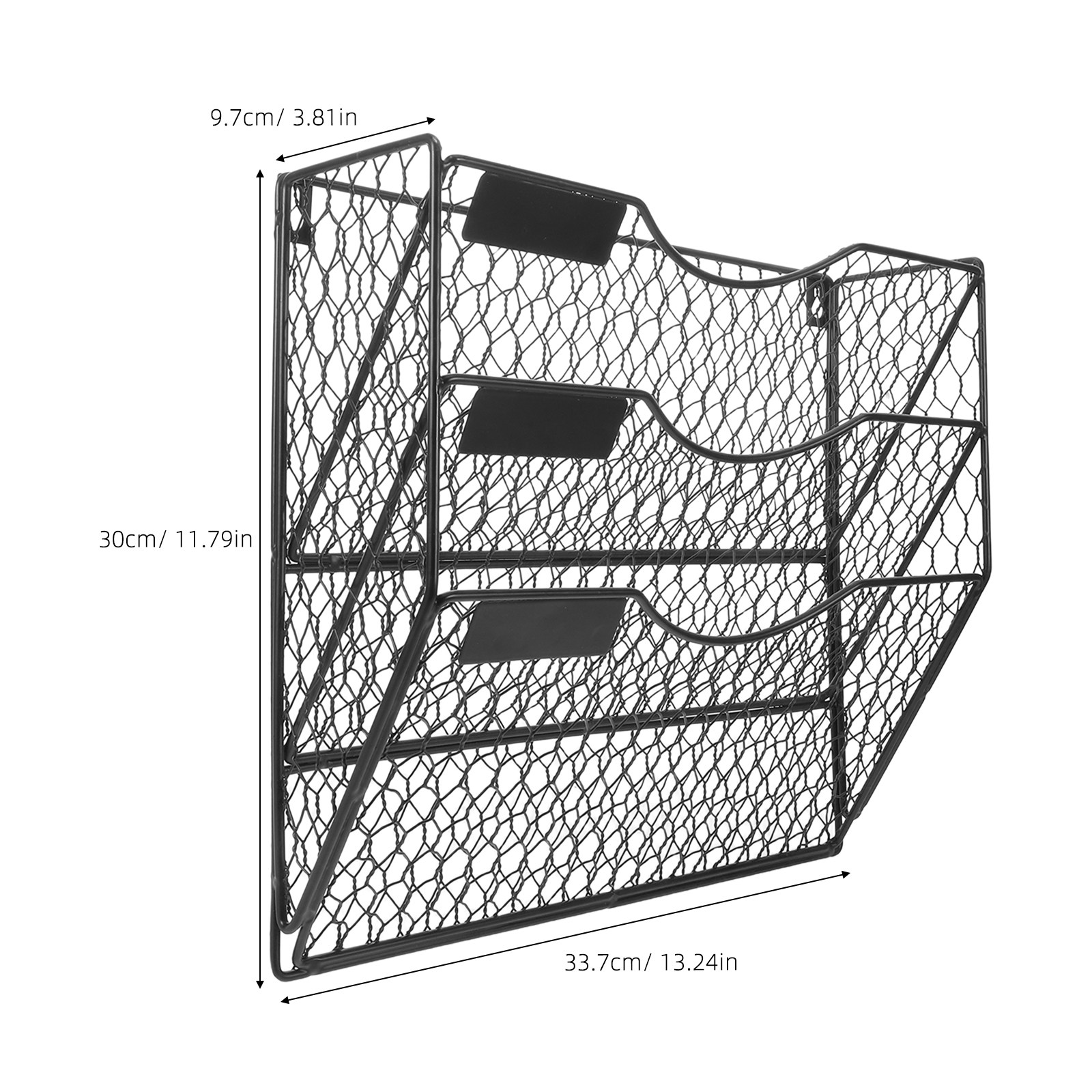 Trójpoziomowy, metalowy, ścien – Magazine Holder Rack recenzja i cena