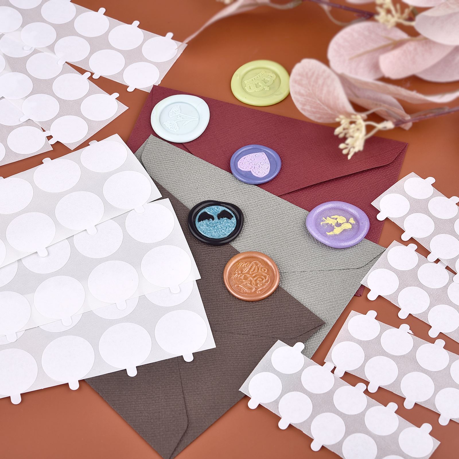 50 szt. Pieczęć woskowa naklej – Wax Seal Stamp Set recenzja i cena