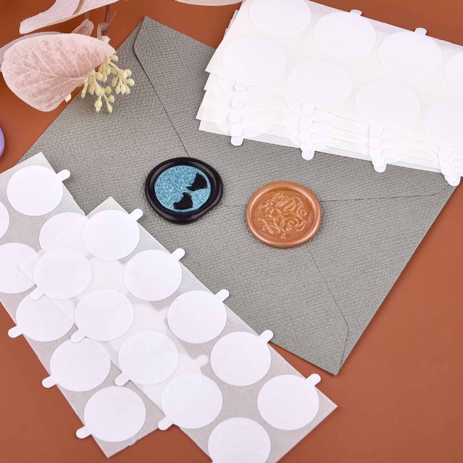 50 szt. Pieczęć woskowa naklej – Wax Seal Stamp Set recenzja i cena